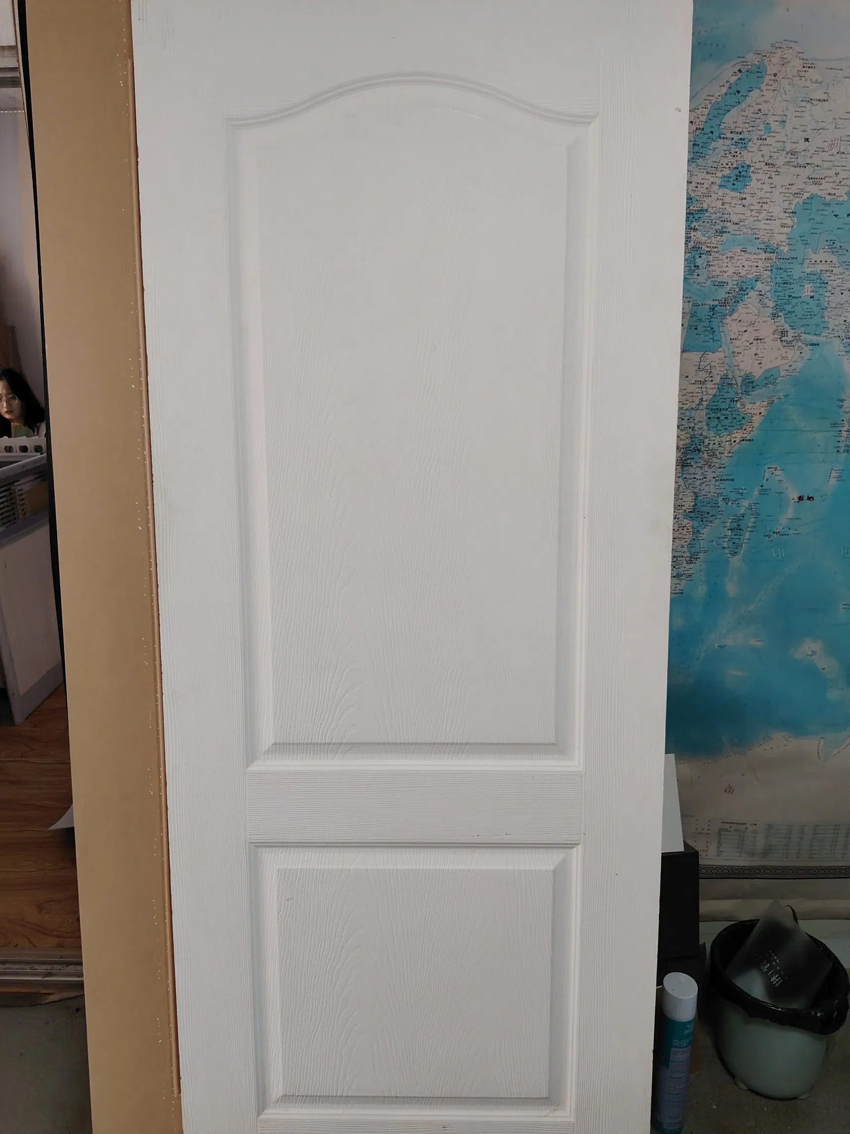 2.5mm Wholesale Price Melamine Door Skin White Paint Door Skin