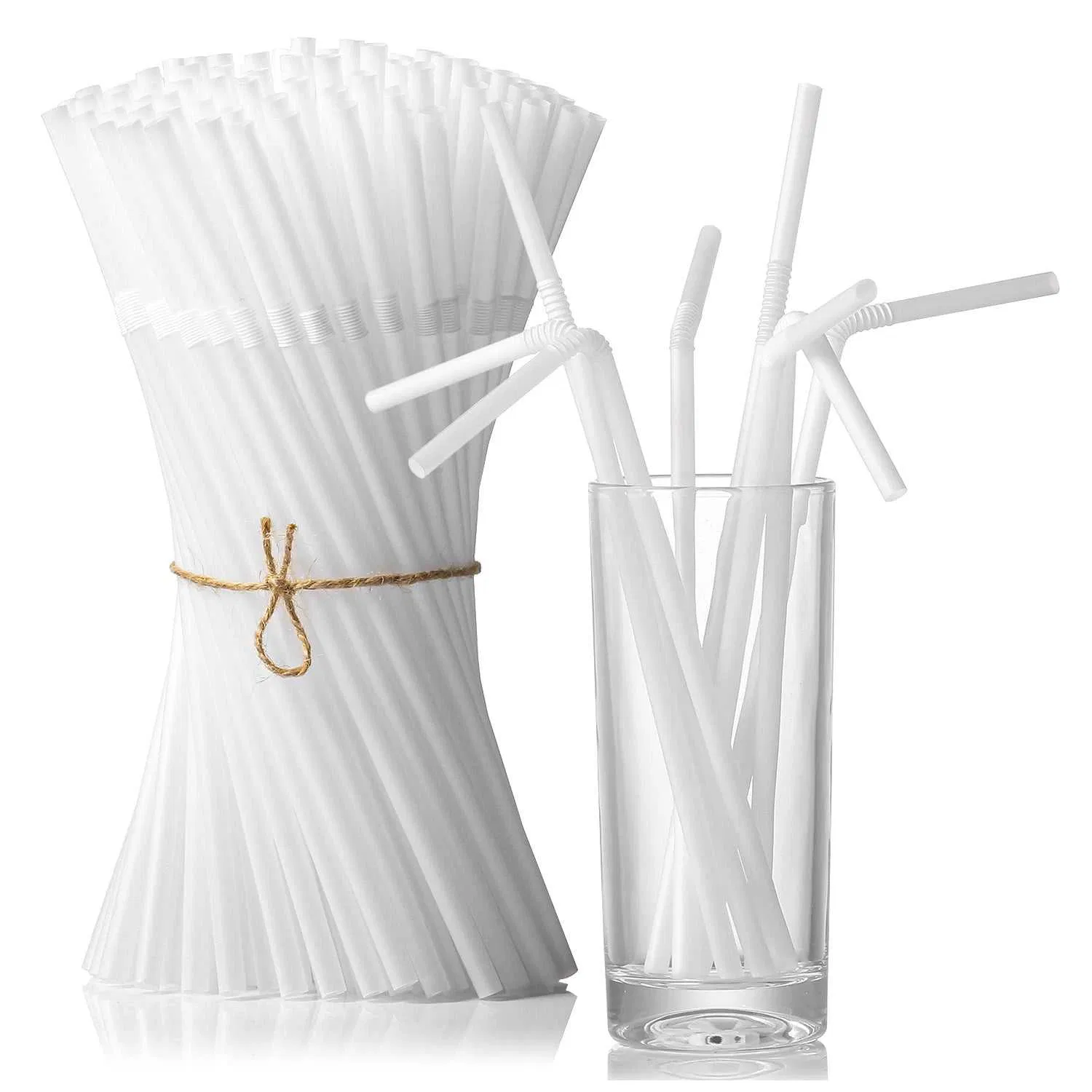 Biodegradable Colored Disposable PLA Eco Plastic Straw Compostable Drinking Straws