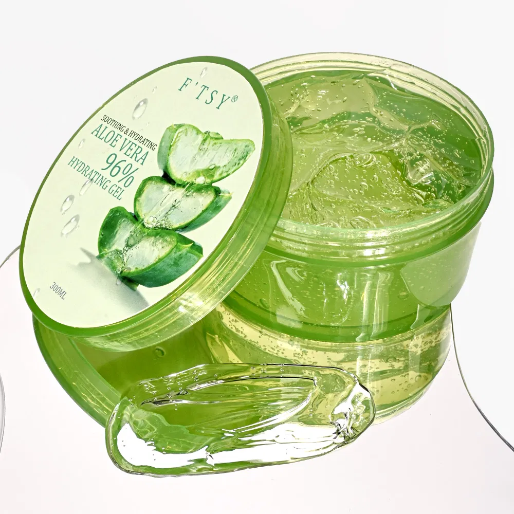 Private Label Moisturizing Soothing Pure Aloe Vera Hydrating Gel After Sun Non-Sticky