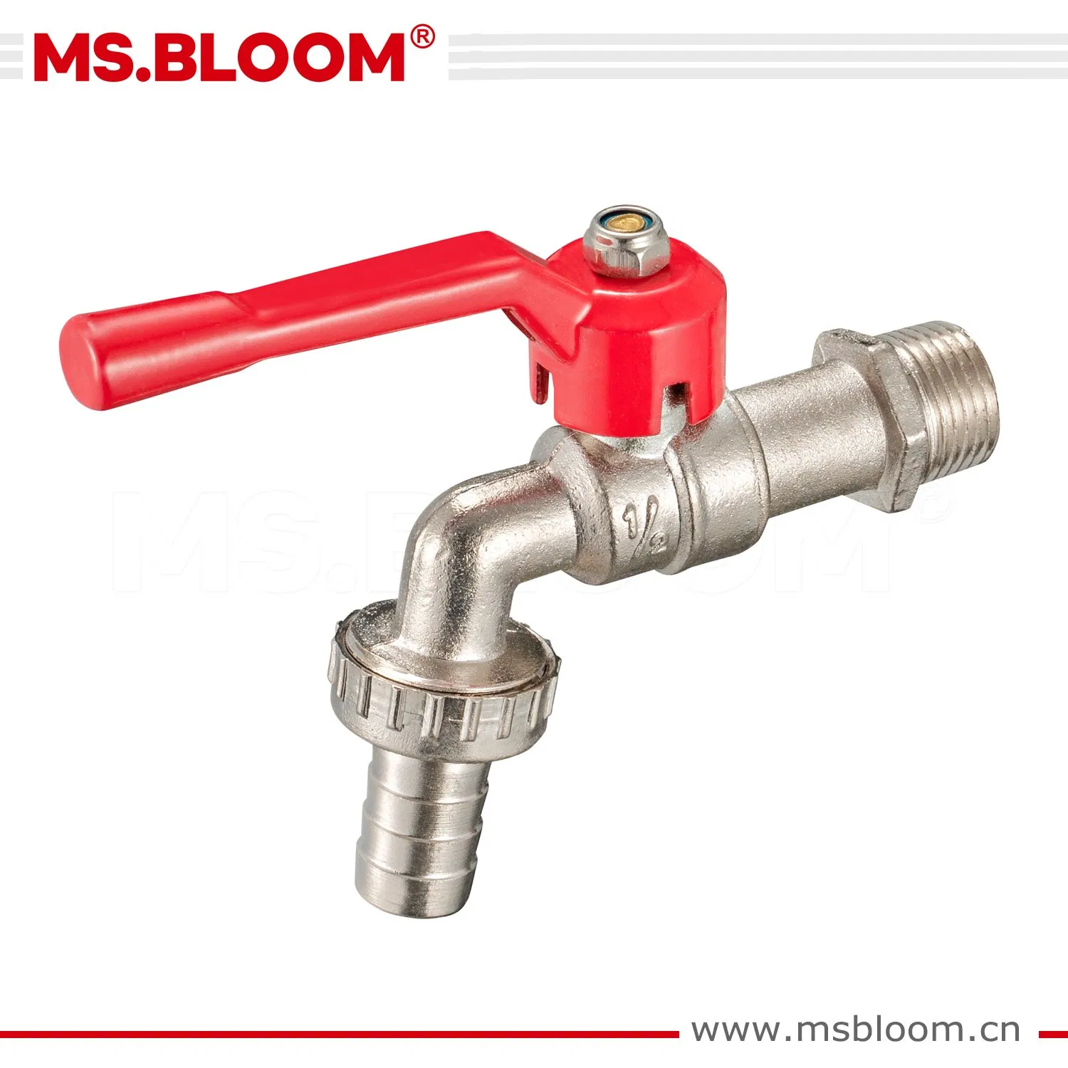 Nickel Plated Iron Handle Bibcock