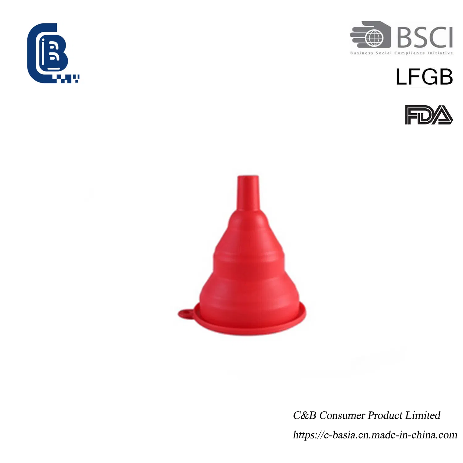 Silicone Oil Draining Funnel - Food-Grade Separator Kitchen Cooking Tool