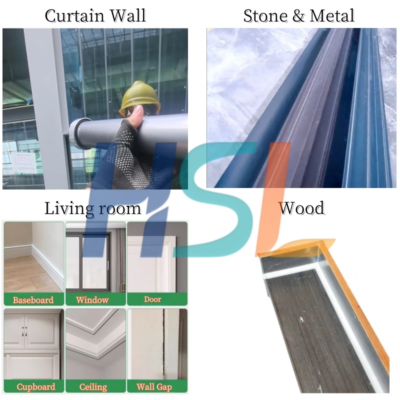 High-Performance Weatherproof Silicone Sealant with Acetic Acid Blend