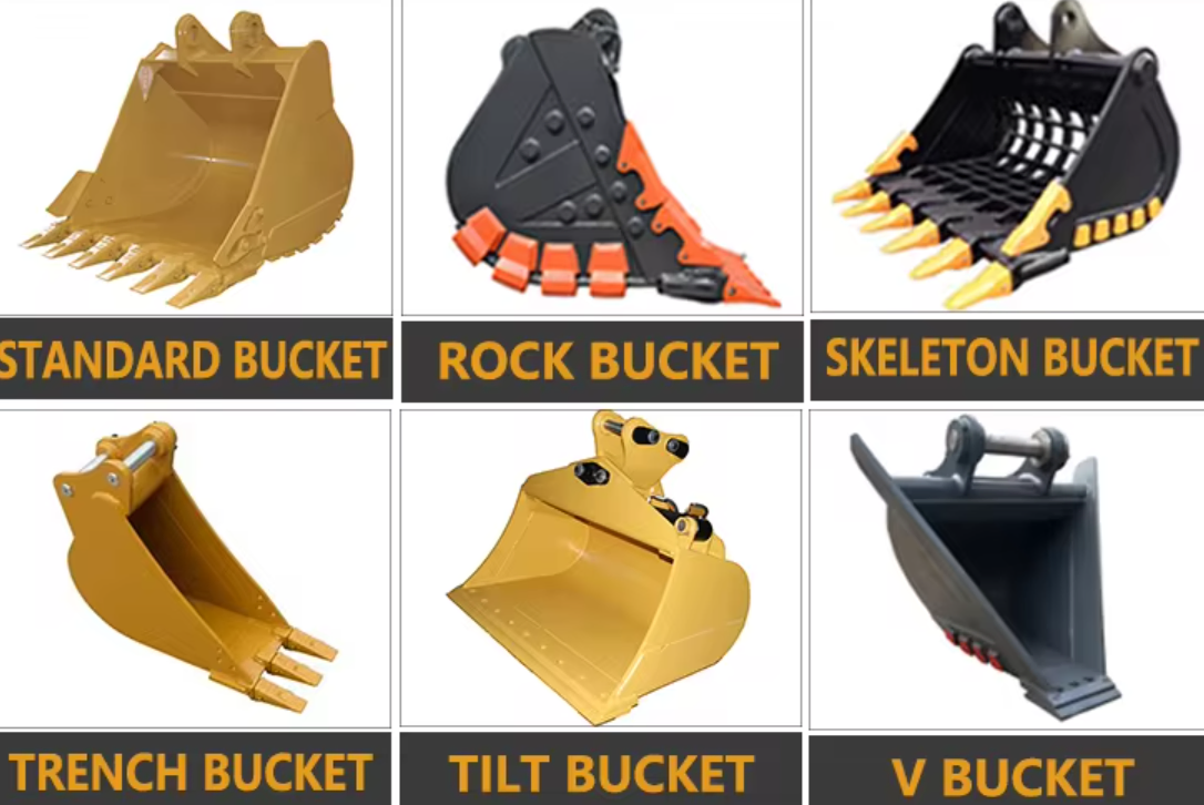 Customizable Excavator Bucket Construction Machinery Attachment Quality Spare Parts Bucket for Sale