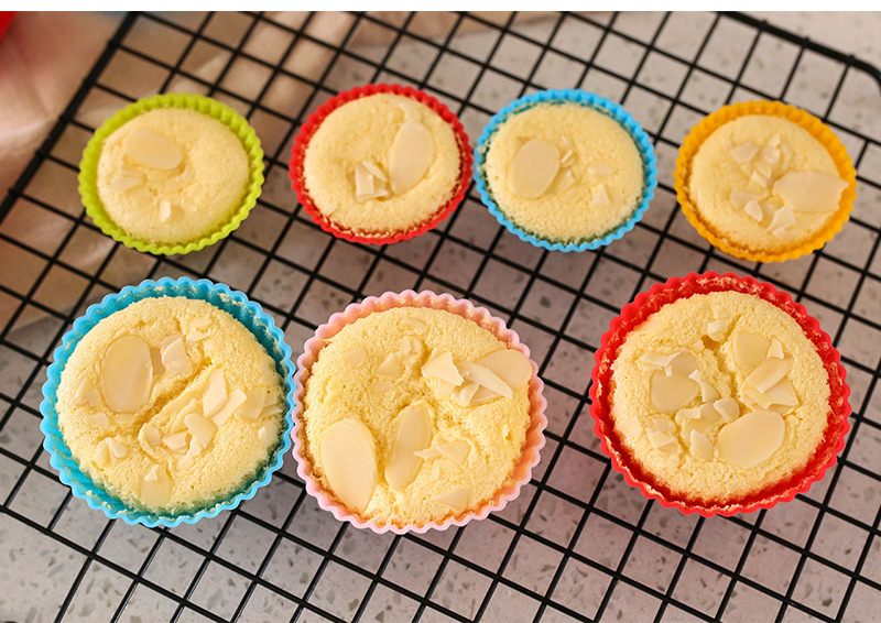 Nonstick Silicone Muffin Cups - Reusable, BPA-Free Baking Liners