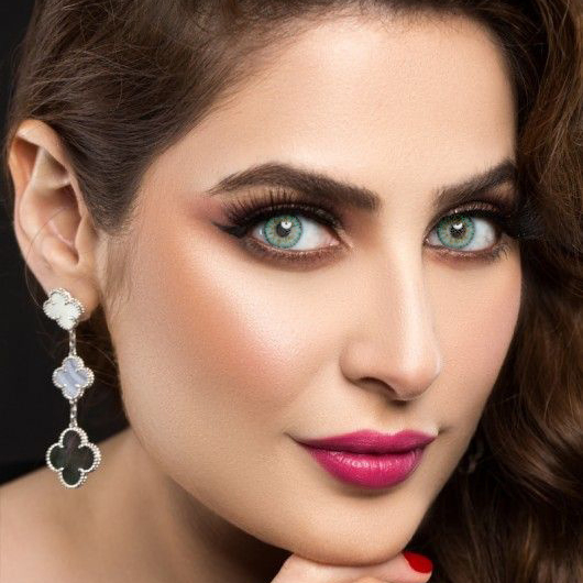 Natural Beauty Colored Contact Lenses for Eyes Pupil Blue Green Contact Lens From Factory / Can OEM