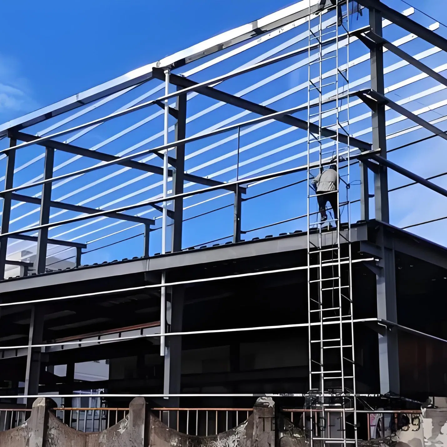 High Quality Steel Structure Steel Column, Steel Beam Production and Processing