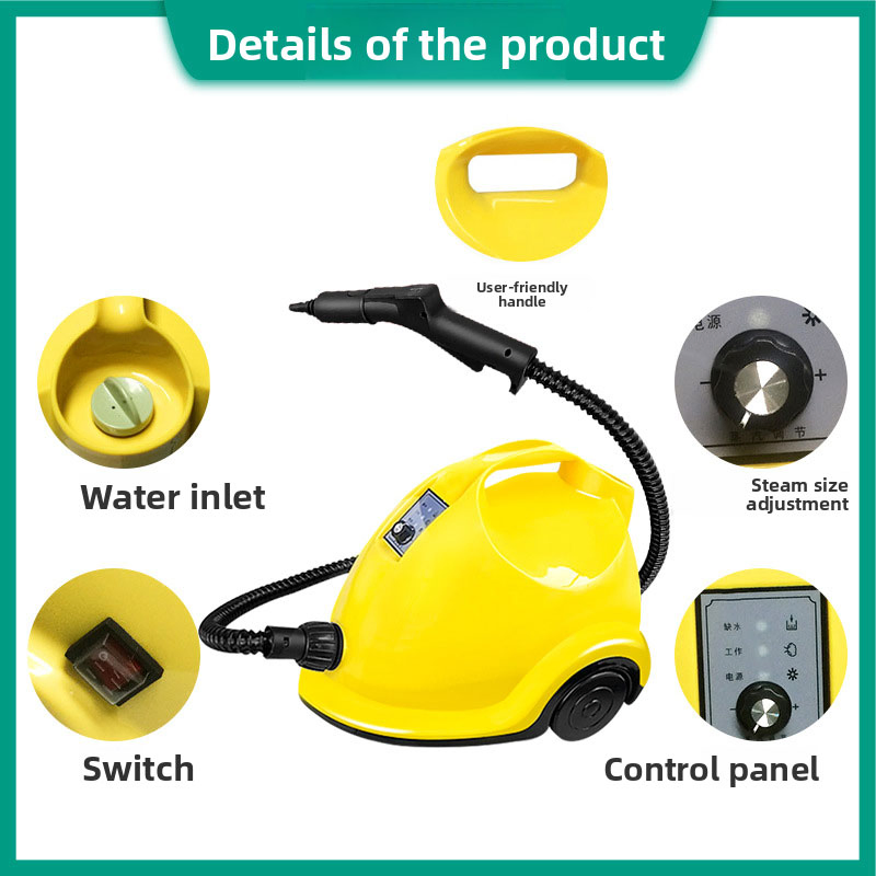 High Pressure 3.5bar Steam Cleaning Machine Mini Steam Cleaner Multi-Purpose Steamer