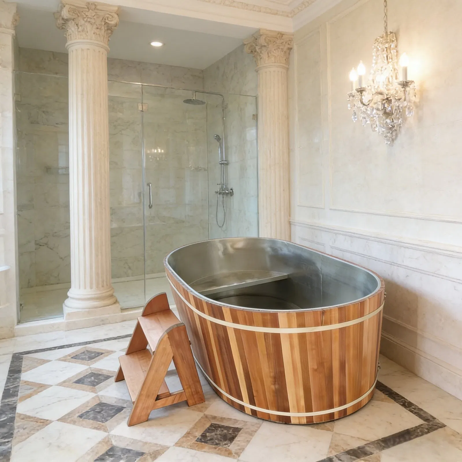 Ванна для ледяных ванн Red Cedar из кедра