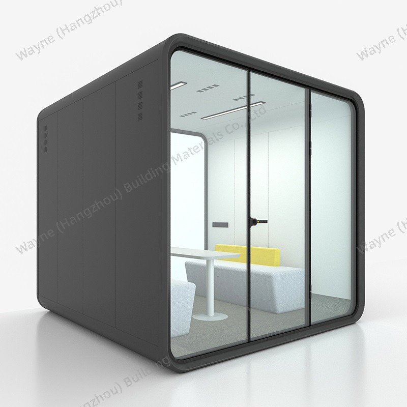 China Office Pod Factory 4 Persons Office Booth for Singapore