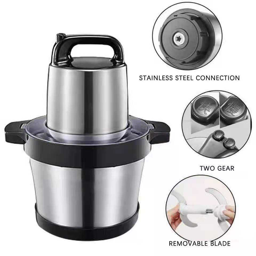 All-in-One New Household Electric Multi-Function Automatic Large-Capacity Food Processor Meat Grinder Mixer
