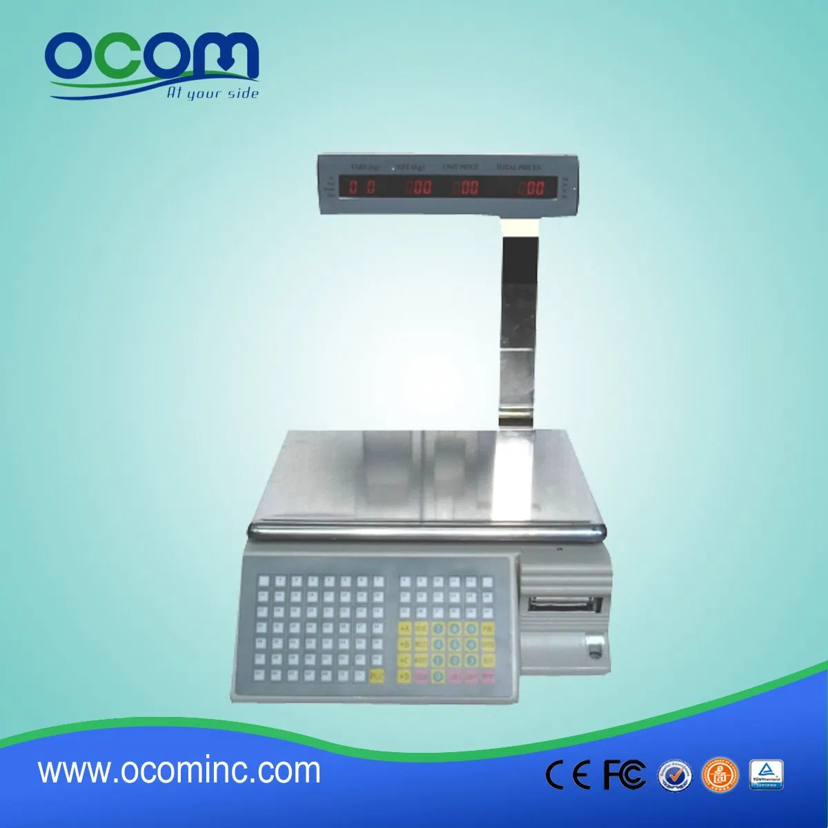 Smart Digital Food Scale Weighing Barcode Printing Scale