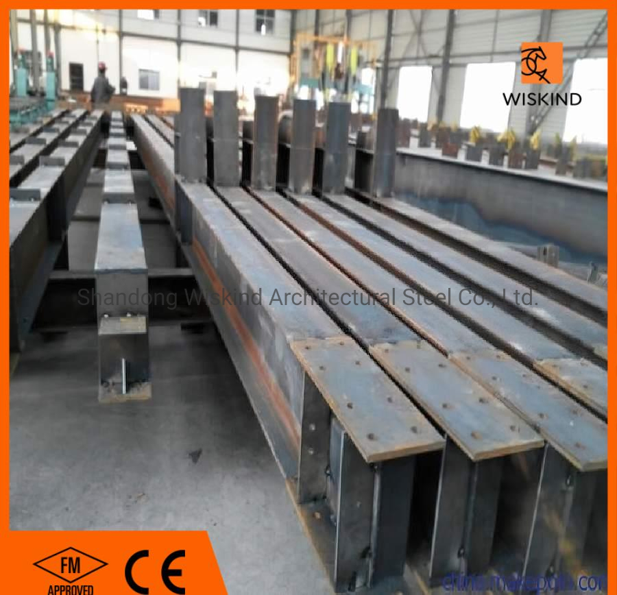 China Q345b Prefab Steel Structure Building with Beam for Warehouse /Commercial Workshop /Industrial Storage Shed /Metal Garage Plant