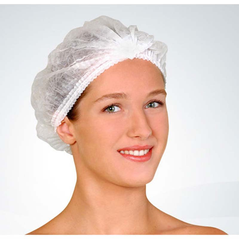 Disposable Head Cover/ Hair Net Clip / Bouffant Cap for Doctor and Nurse
