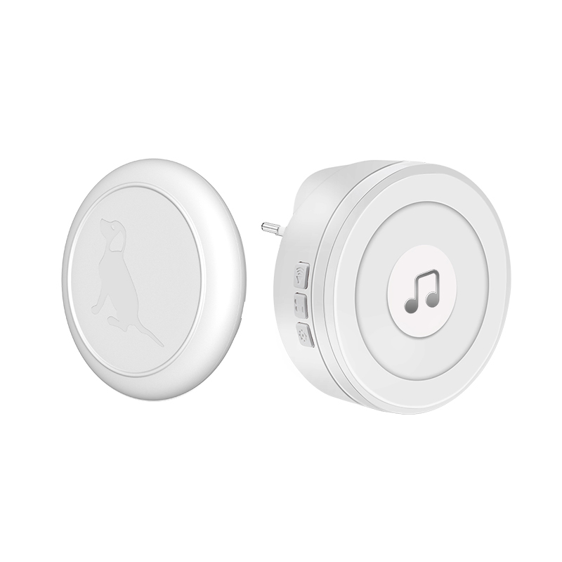 Plug in Waterproof Battery Operated Pet Dog Doorbell with Touch Button