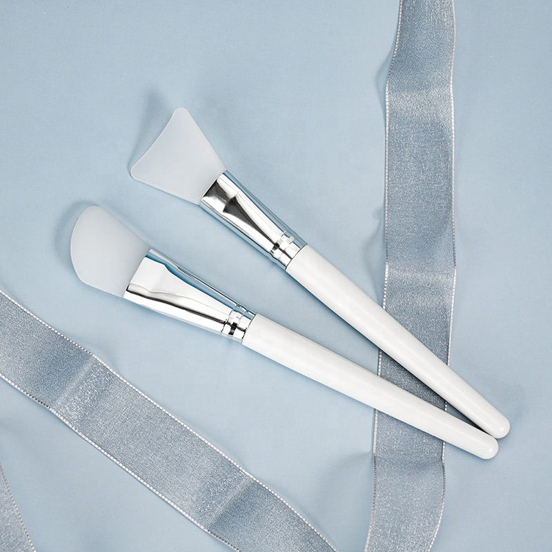 2PCS Silica Gel Mask Brush New Facial Beauty Tools Application Cosmetic Mask Brush Face Silicone Mask Brush