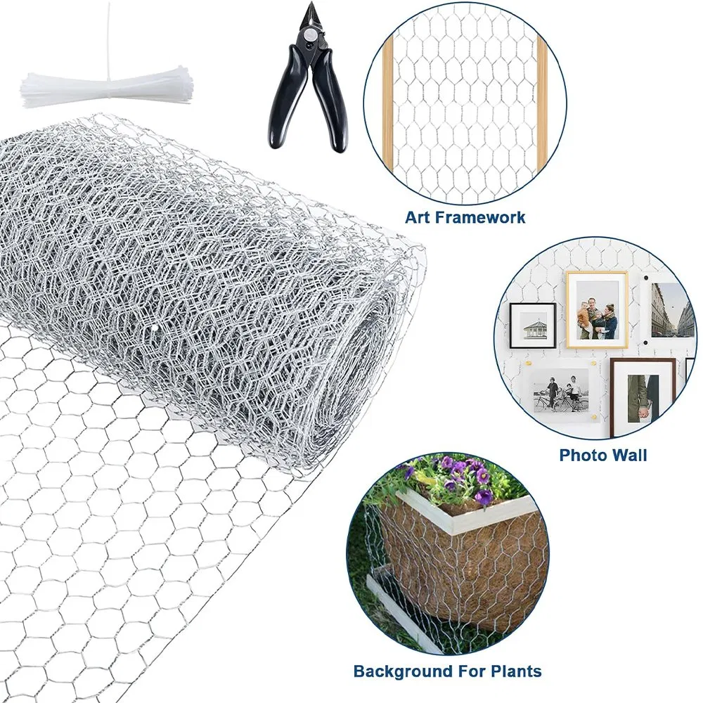 (Chicken/Rabbit/Poultry Wire Mesh) PVC Coated Hexagonal Wire Netting
