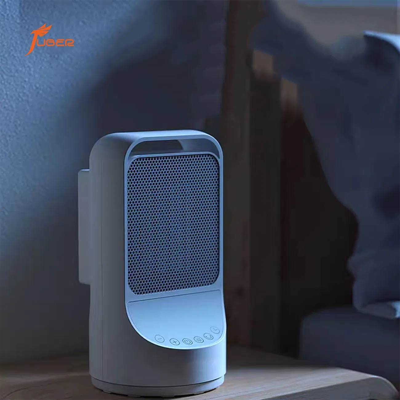 Heater Portable Quiet Smart Digital Electric Infrared Heater Fan