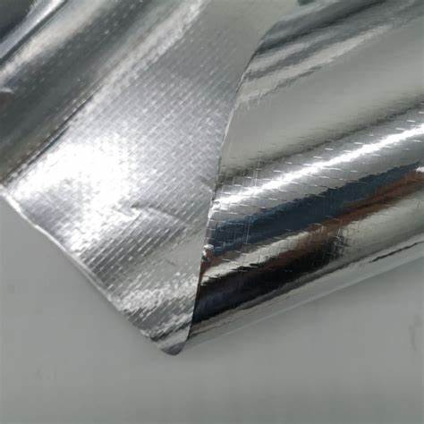 Thermal Foil Fireproof Aluminum Foil Laminated PE Woven Fabric