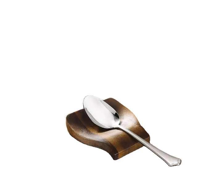 Well Made Natural Cooking Spoon Holder Kitchen Utensil Acacia Wood Spoon Rest