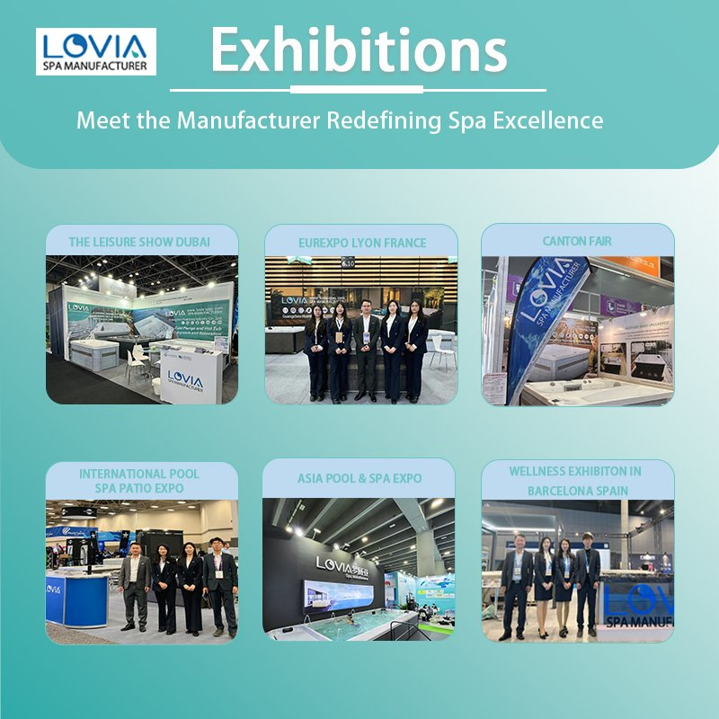 Акриловая джакузи LOVIA на 6 человек для улицы