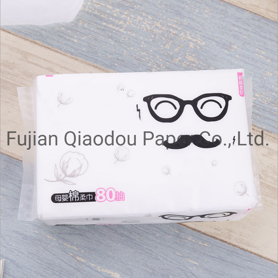 New Design Disposable Soft Cotton Face Tissue Towel