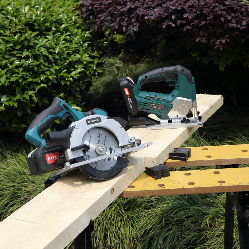 Liangye Wood Cutting Tools 18V 6-1/2 Inch Cordless Battery Power Circular Saw