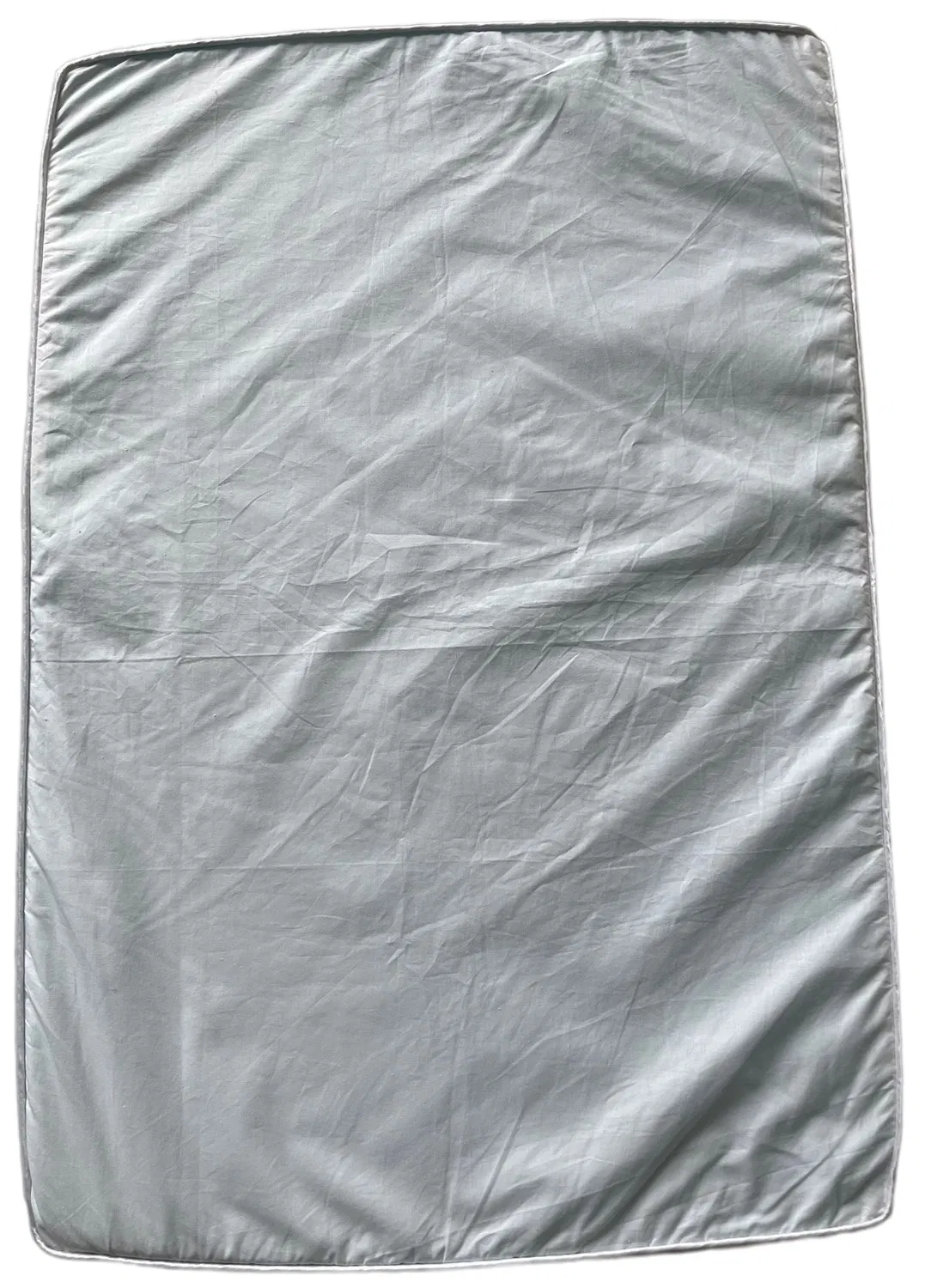 Luxury 233 Tc 100% Cotton Down Proof Box Pillowcase, Pillow Cover with Elegant White Piping
