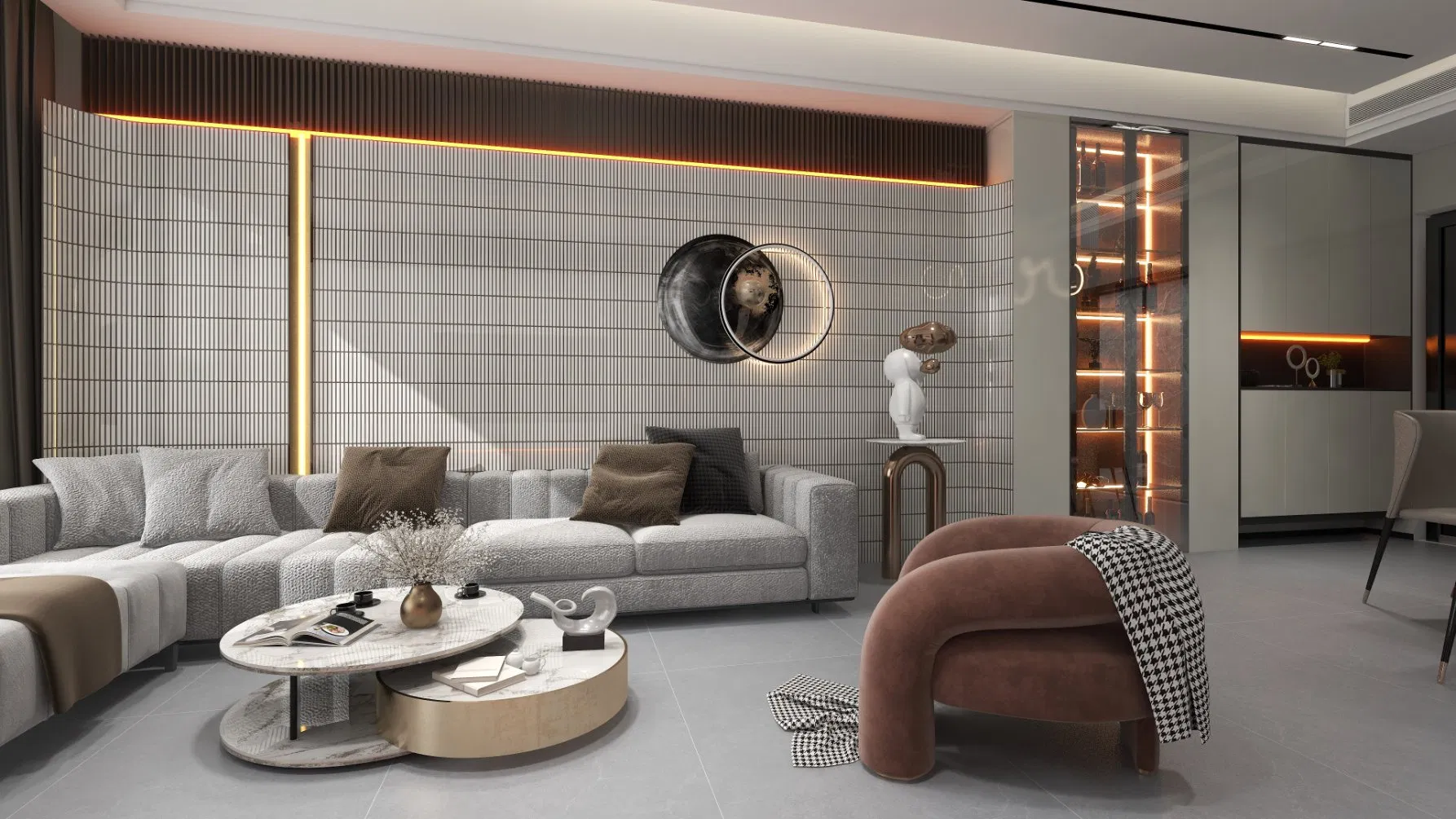 Мозаика Calacatta White для роскошного интерьера