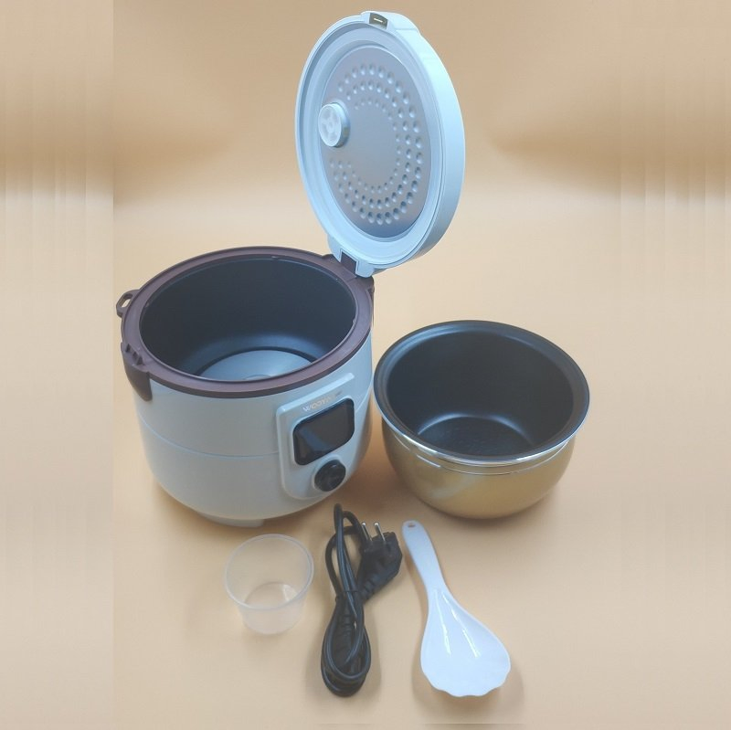 1.2L Electric Rice Cooker with LED Display for Easy Cooking