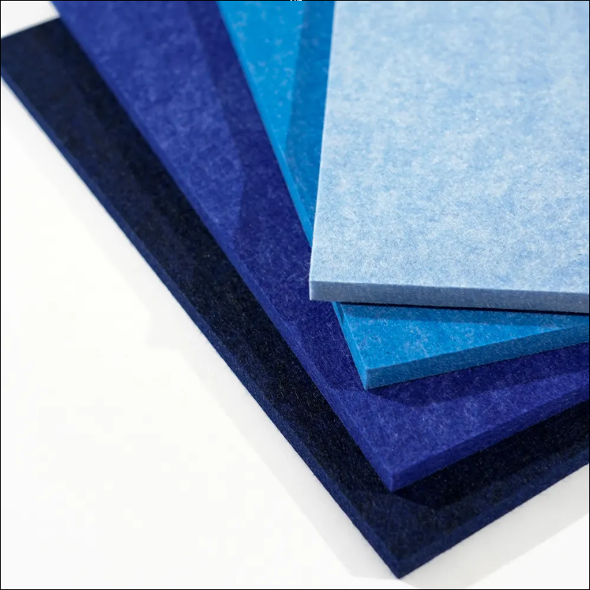 Sound Absorption Self-Adhesive Polyester Felt Panels Acoustic Aboard 100% Pet 9mm Felt