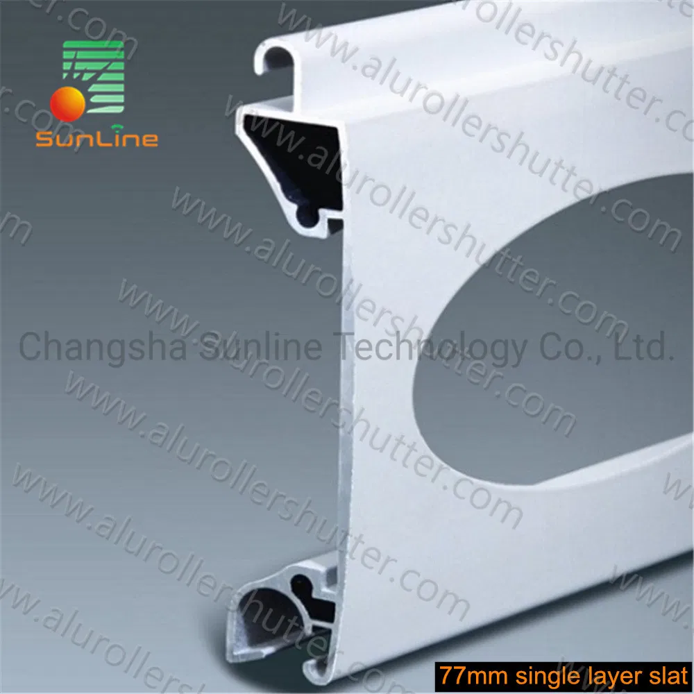 Automatic Aluminum Roller/Rolling Shutter Garage Door (77 mm single layer slats)