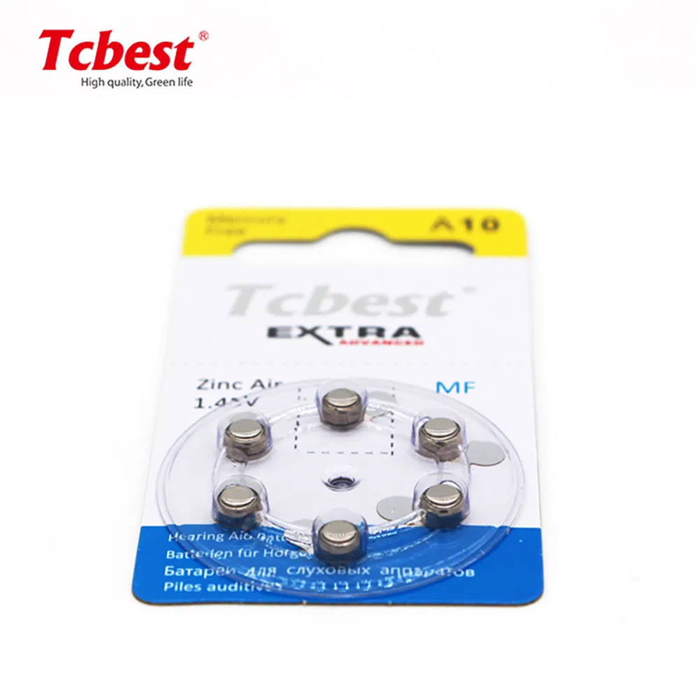 Батарейка ZA10 1.45V 90mAh цинк-воздушная