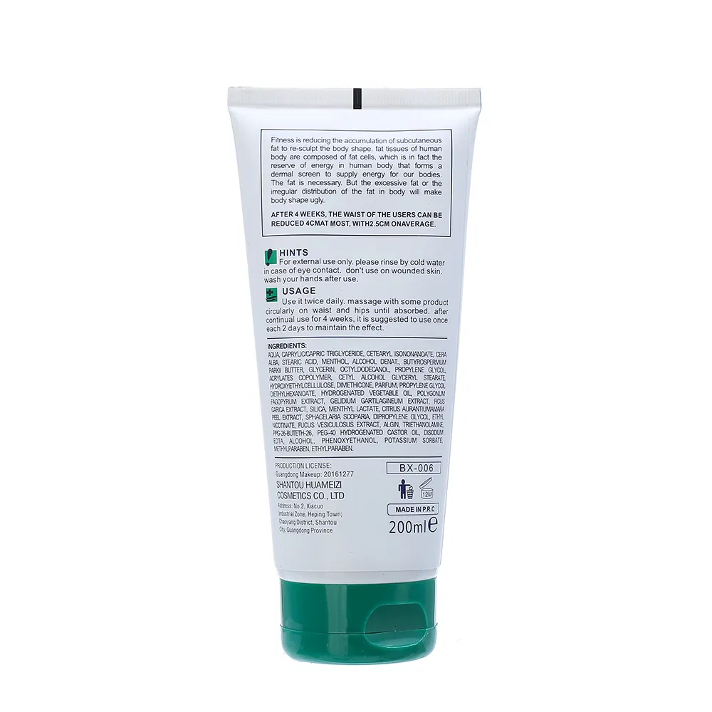 Hot Slimming Anti Cellulite Cream Private Label Slimming Cream for Fat Burning