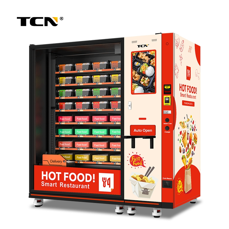 Tcn Popular Hot Food Vending Machine Automatic Fast Food Vending Machines