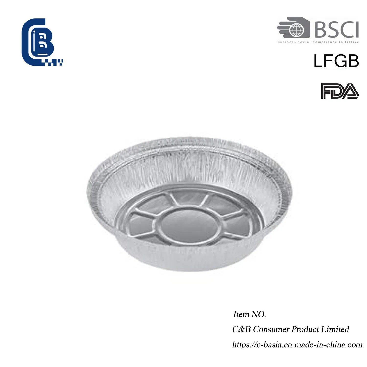 Disposable Aluminum Foil BBQ Container, Food Packaging & Storage Trays