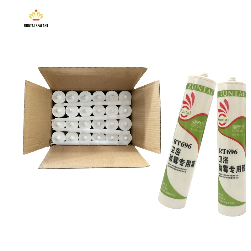 Mildew Resistant Low Voc UV Resistant High-Quality Glass Adhesion Acetic Silicone Sealant for Kitchen