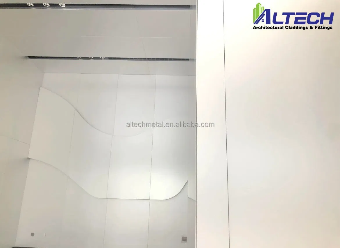 Exterior and Interior Wall Decoration Modern Metal Facade Curtain Aluminum Wall Panel Solid Aluminum Panel for High-Quality