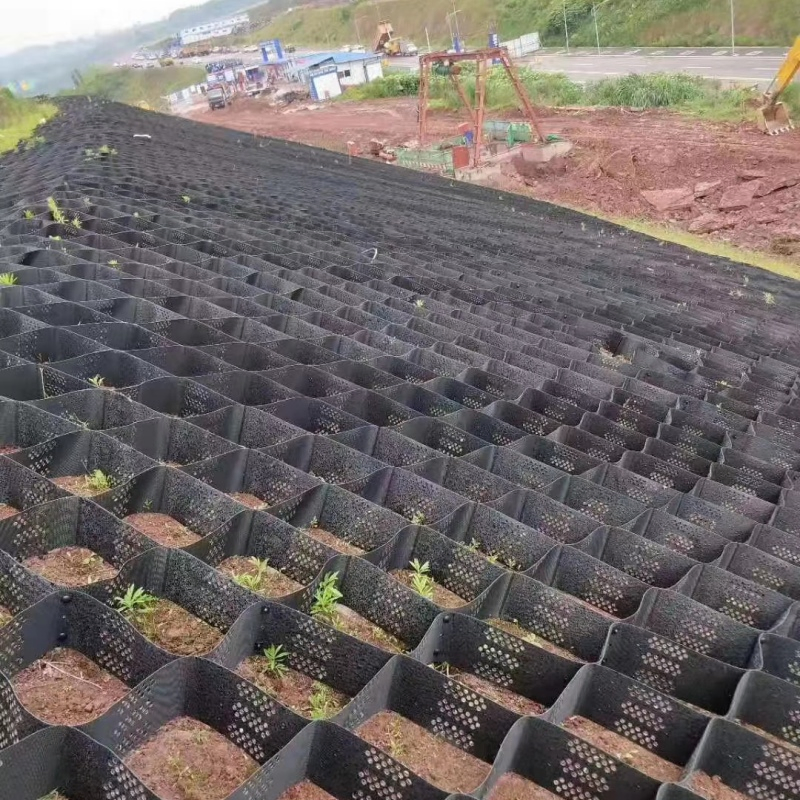 High Quality Foundation Reinforcement Solutions with 1 0-1 5mm Hpde Geocell for Enhanced Friction in Steep Slopes and Driveway Foundations