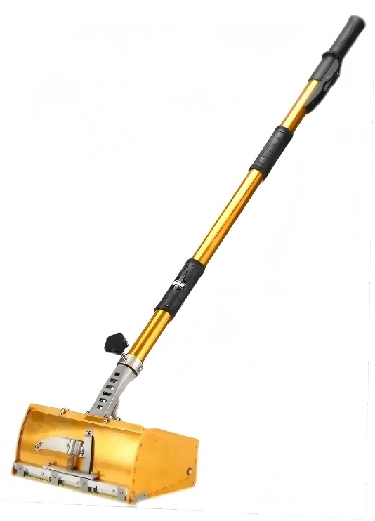 Drywall Finishing Box with Extension Pole - Lightweight Aluminum for Easy Reach