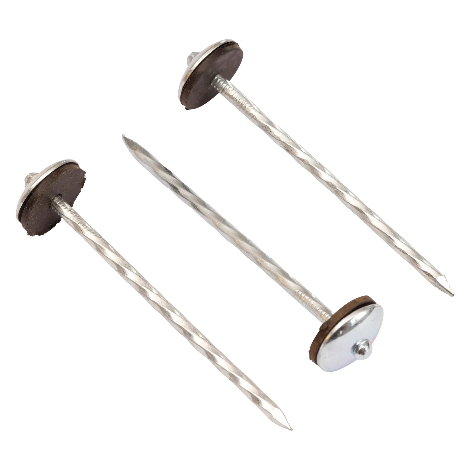 Umbrella Head Twist Shank Galvanized Roofing Nail with Washer (BWG10*2")