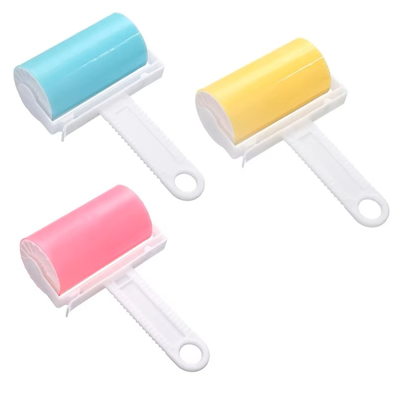 Hot Selling 3 Set Silicone Washable Reusable Sticky Cleaning Lint Roller