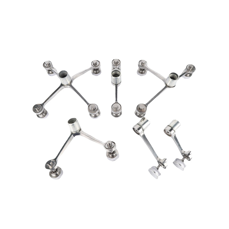 CNC Machining Customization Precision/Lost Wax Casting Curtain Wall in Metal Stainless Steel with 4 Claws Glass Spider