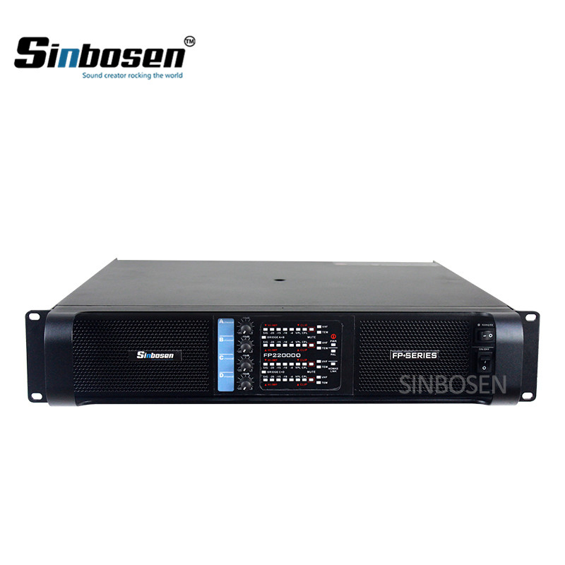 Sinbosen 4 Channel PA Professional Amplifier Subwoofer Fp22000q 10000 Watt Power Amplifier