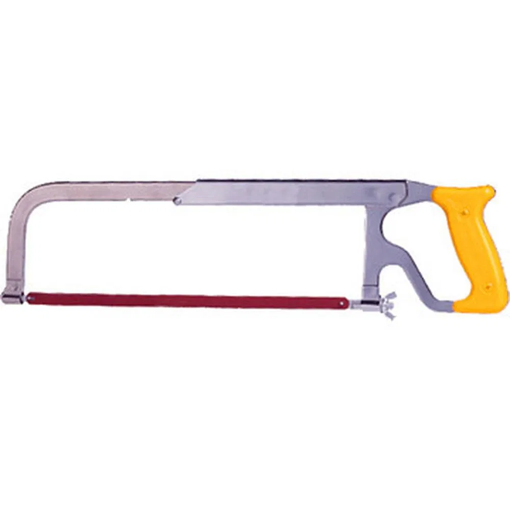 Adjustable Hacksaw Frame W/Plastic Handle, Plastic Painted