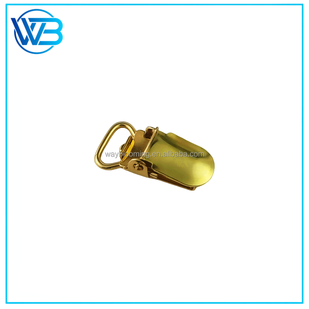 Зажимы декоративные металлические 10 мм для одежды