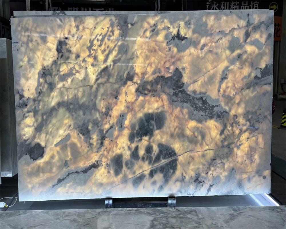 2024 New Popular New Picasso Ntaural Stone Nonopaque Polished Background Wall Flooring Tiles Slabs