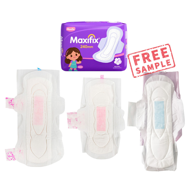 Free Sample Disposable Soft Private Label Cotton Sanitary Pad for Women Price Anion Incontinence Pads