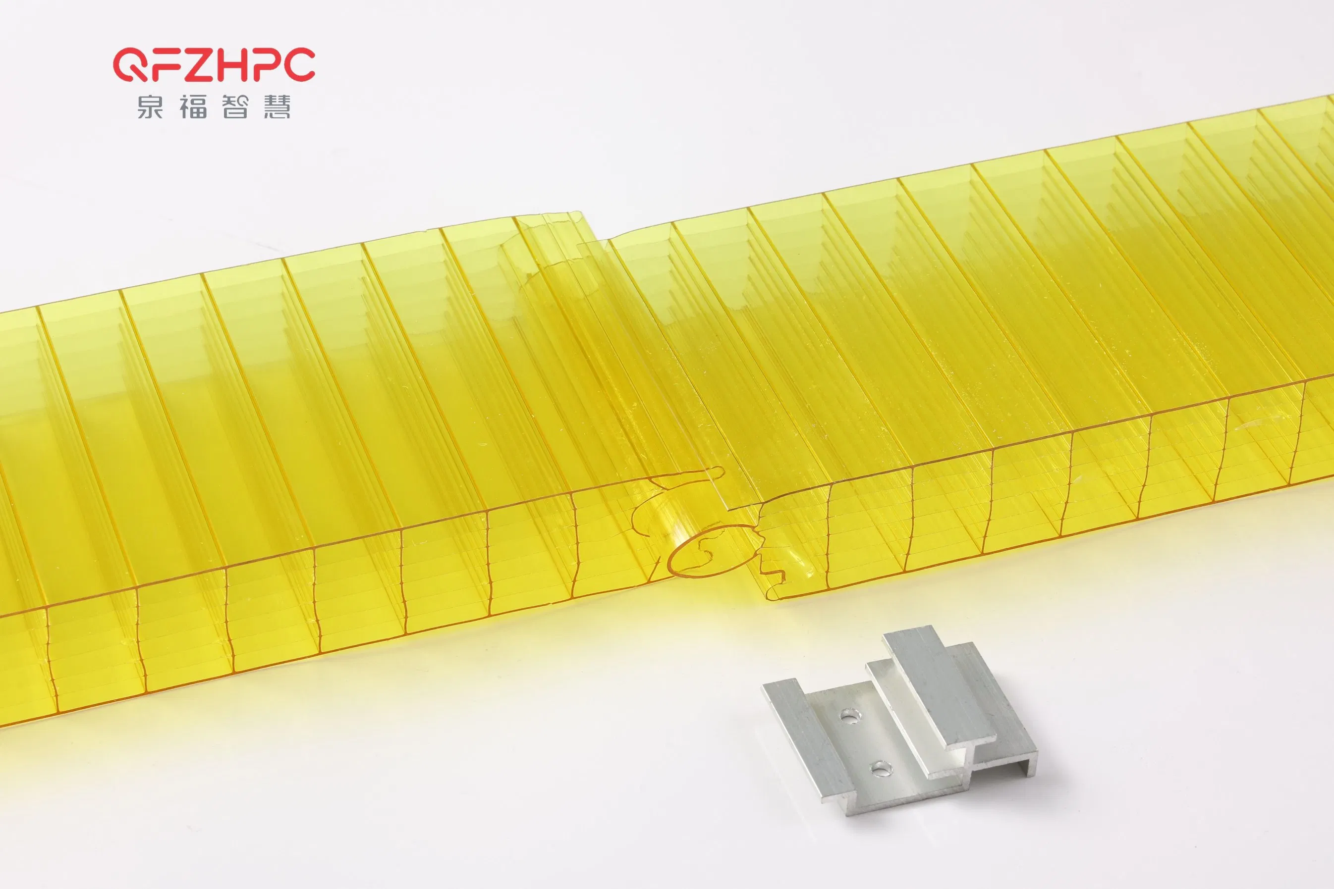 50mm Colorful Multi-Color Plug-Pattern Polycarbonate Hollow Sheet