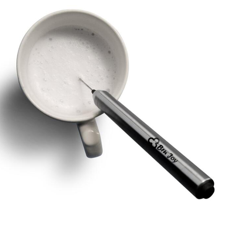 Hot Sale Stainless Steel Coffee Mixer Milk Frother with Stand for Delicious Cappuccino Milk Foam