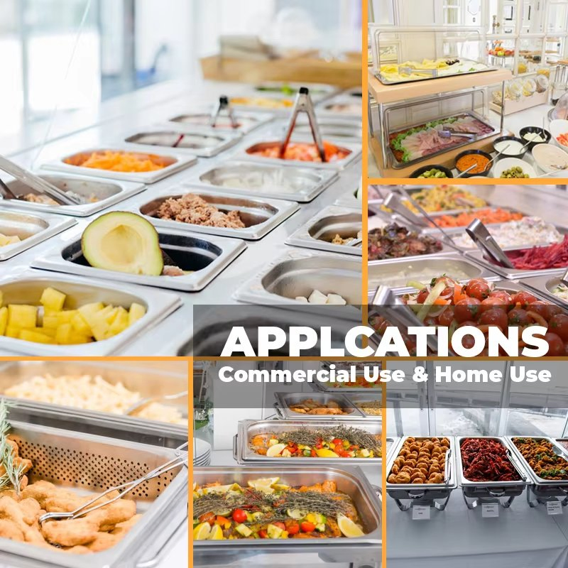 Hot Selling 1/4 Us Style Gastronorm Rectangle Food Pan Gn Container New Ice Cream Gn Pan